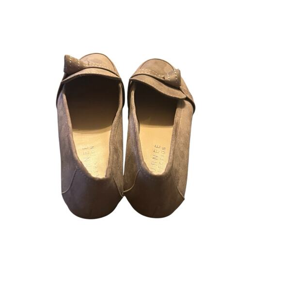 Journee Collection Marci Slip On Knot Accent Loafer NEW Size 8.5 Taupe - Picture 2 of 10